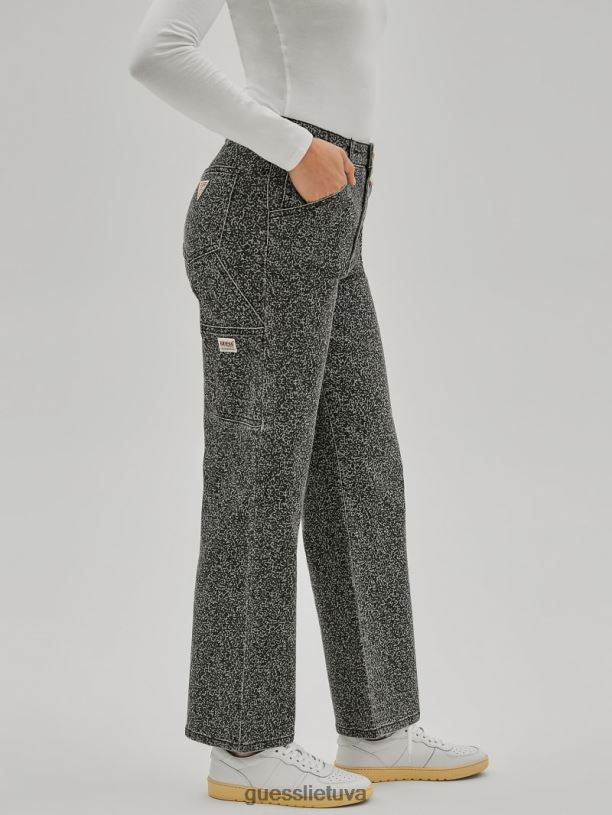 unisex GUESS 6NLN130 drabužiai bambuko lazda originalios kompozicijos spausdinimo dailidės džinsai