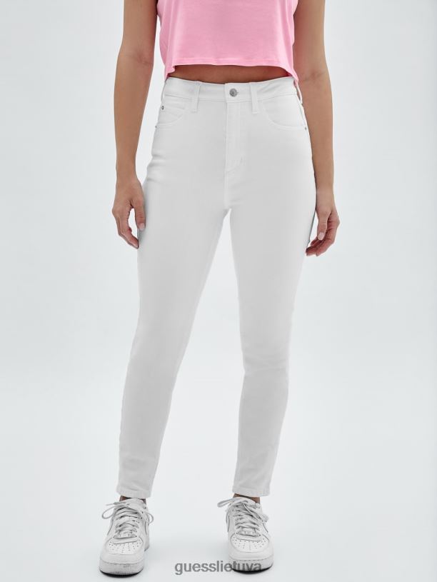 unisex GUESS 6NLN205 drabužiai eik ekru plauti originalūs siauri džinsai