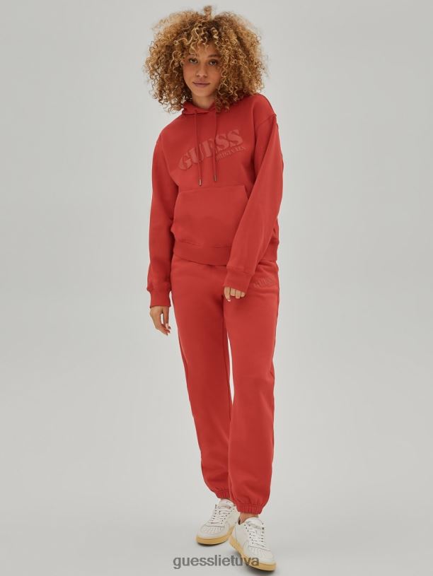 unisex GUESS 6NLN2470 drabužiai pagoda raudona originalus komplektas sportines kelnes