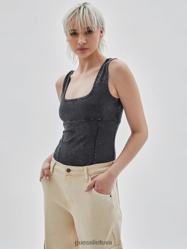 unisex GUESS 6NLN1188 drabužiai juodas multi originalus bodis