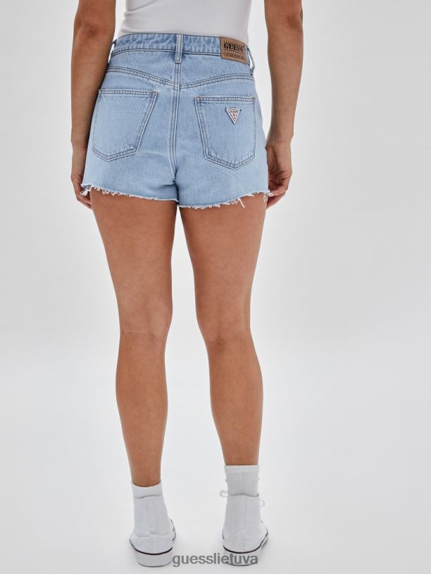 unisex GUESS 6NLN122 drabužiai eik fez lt nusiprausti originalus rinkinys sunaikinti džinsiniai šortai