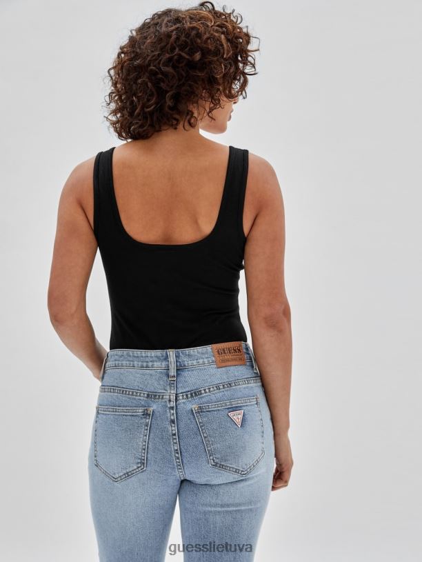 unisex GUESS 6NLN1382 drabužiai juodas originalus bodis