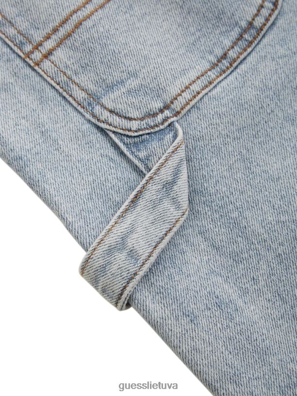unisex GUESS 6NLN169 drabužiai eik jackie rūgštiniu plovimu Originalus komplektas rūgštimi plauti carpenter džinsai