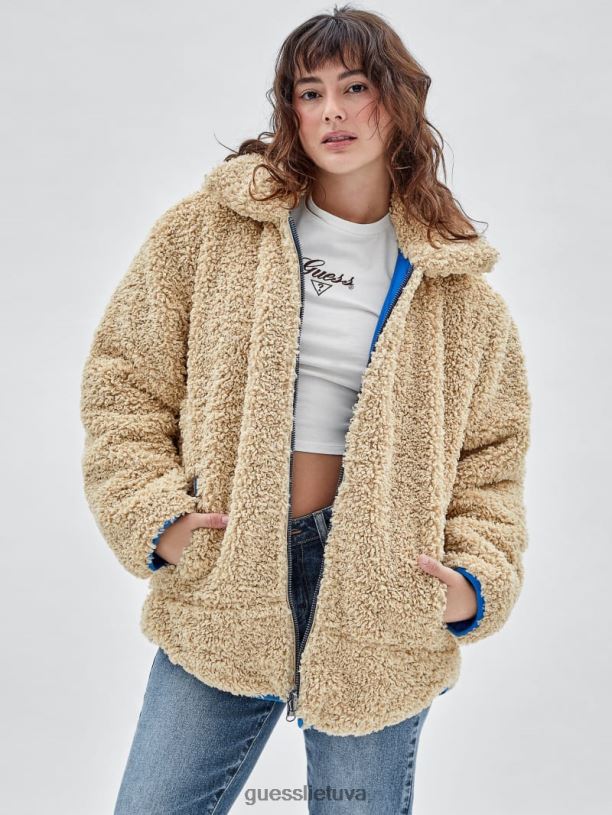 unisex GUESS 6NLN1845 drabužiai biscotti originali apverčiama striukė