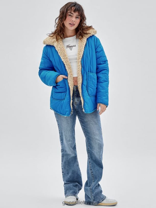 unisex GUESS 6NLN1845 drabužiai biscotti originali apverčiama striukė