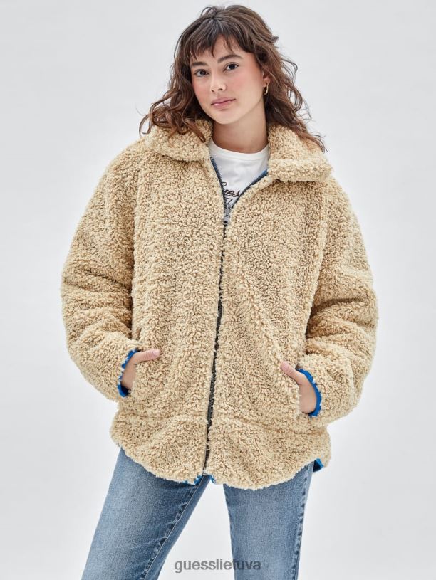 unisex GUESS 6NLN1845 drabužiai biscotti originali apverčiama striukė