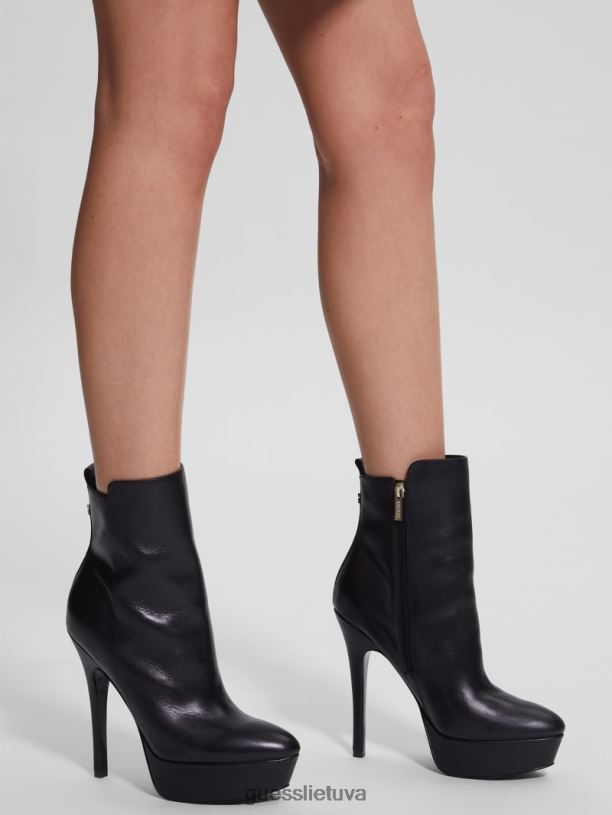 moterys GUESS 6NLN3519 avalynė juodas caddy platformos batai