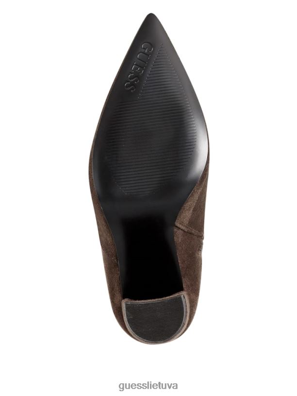 moterys GUESS 6NLN3526 avalynė vidutinio rudumo geresni dirbtiniai zomšiniai batai virš kelių