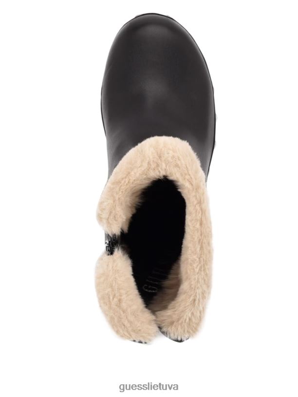 moterys GUESS 6NLN3530 avalynė juodas daminos dirbtinio kailio bateliai