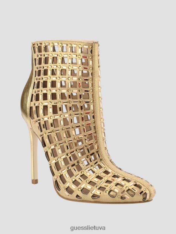 moterys GUESS 6NLN3533 avalynė auksas Randir kalnų krištolas narveliuose metaliniai bateliai