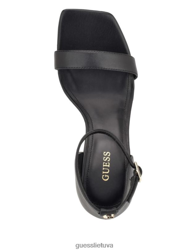 moterys GUESS 6NLN3397 avalynė juodas yael odiniai aukštakulniai