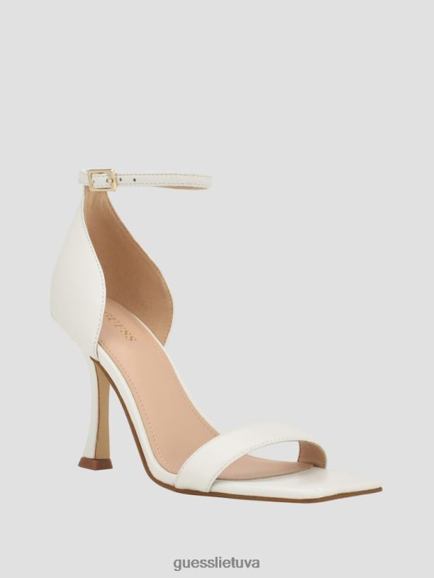 moterys GUESS 6NLN3400 avalynė balti graffiti yael odiniai aukštakulniai