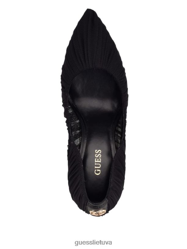 moterys GUESS 6NLN3407 avalynė juoda 1 gabby sheer siurbliai