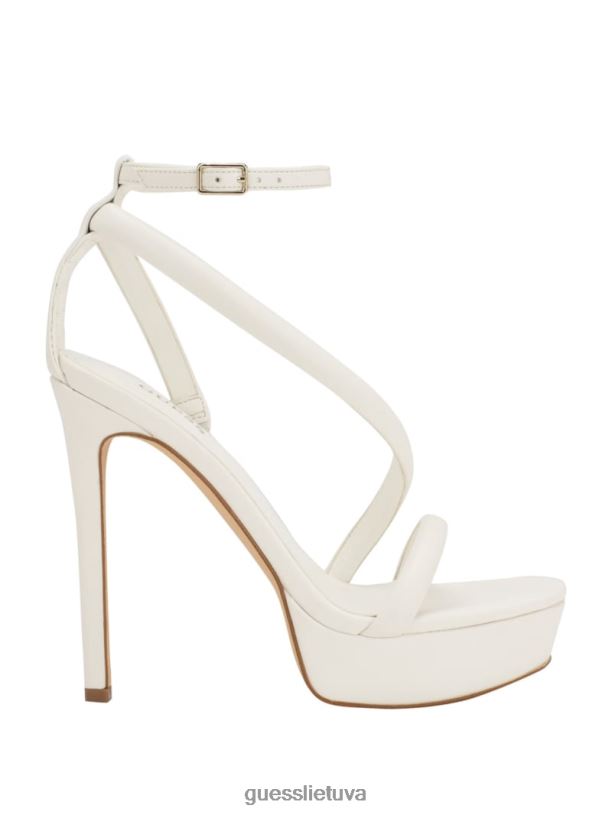 moterys GUESS 6NLN3408 avalynė baltas casilda strypy aukštakulniai