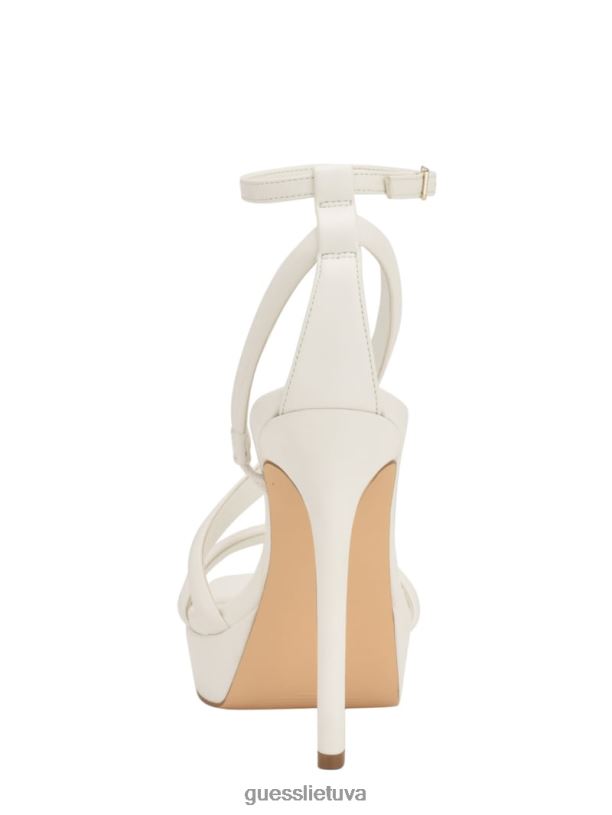 moterys GUESS 6NLN3408 avalynė baltas casilda strypy aukštakulniai