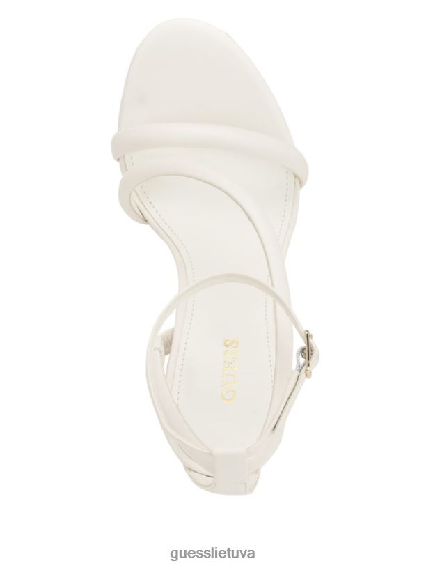 moterys GUESS 6NLN3408 avalynė baltas casilda strypy aukštakulniai