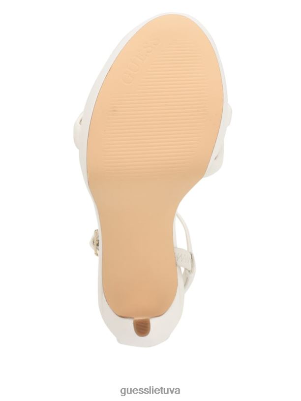 moterys GUESS 6NLN3408 avalynė baltas casilda strypy aukštakulniai