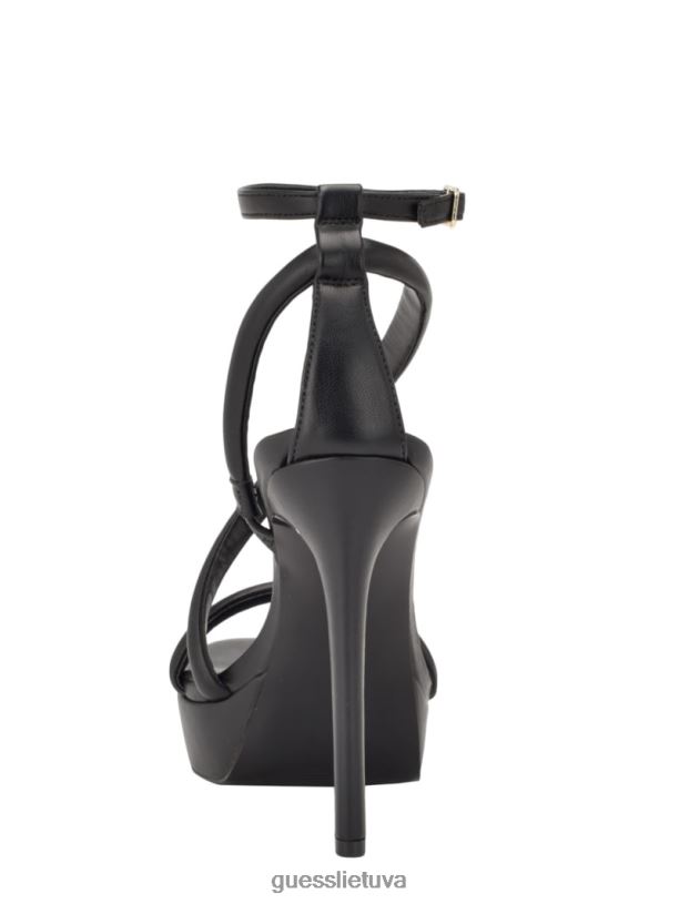 moterys GUESS 6NLN3409 avalynė juodas casilda strypy aukštakulniai