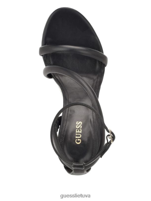 moterys GUESS 6NLN3409 avalynė juodas casilda strypy aukštakulniai