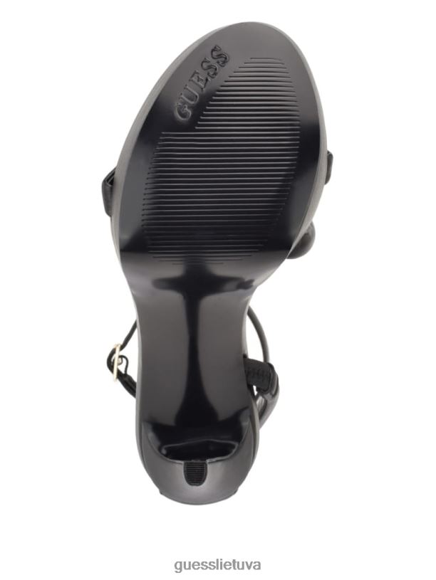 moterys GUESS 6NLN3409 avalynė juodas casilda strypy aukštakulniai
