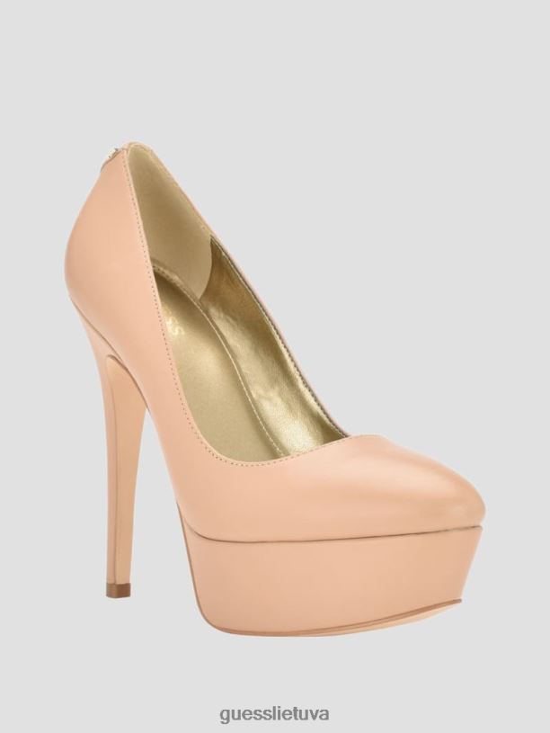 moterys GUESS 6NLN3413 avalynė lengvas natūralus 110 cador odiniai aukštakulniai