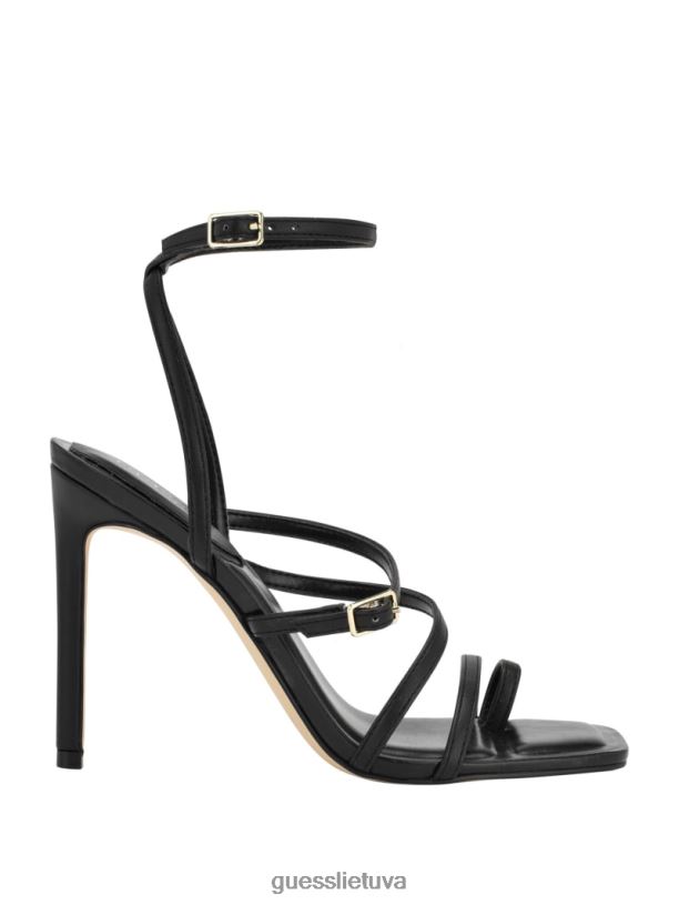 moterys GUESS 6NLN3421 avalynė juodas varžtais surišti stileto aukštakulniai