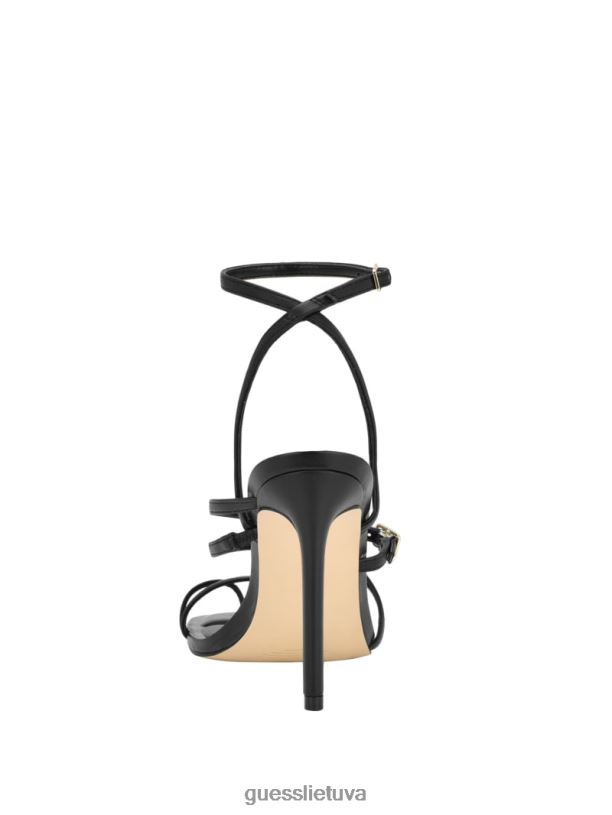 moterys GUESS 6NLN3421 avalynė juodas varžtais surišti stileto aukštakulniai