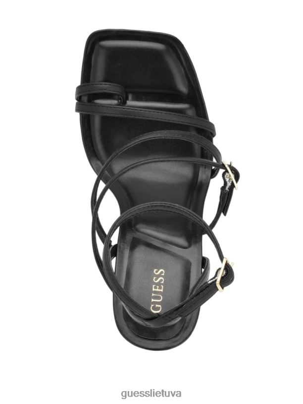 moterys GUESS 6NLN3421 avalynė juodas varžtais surišti stileto aukštakulniai