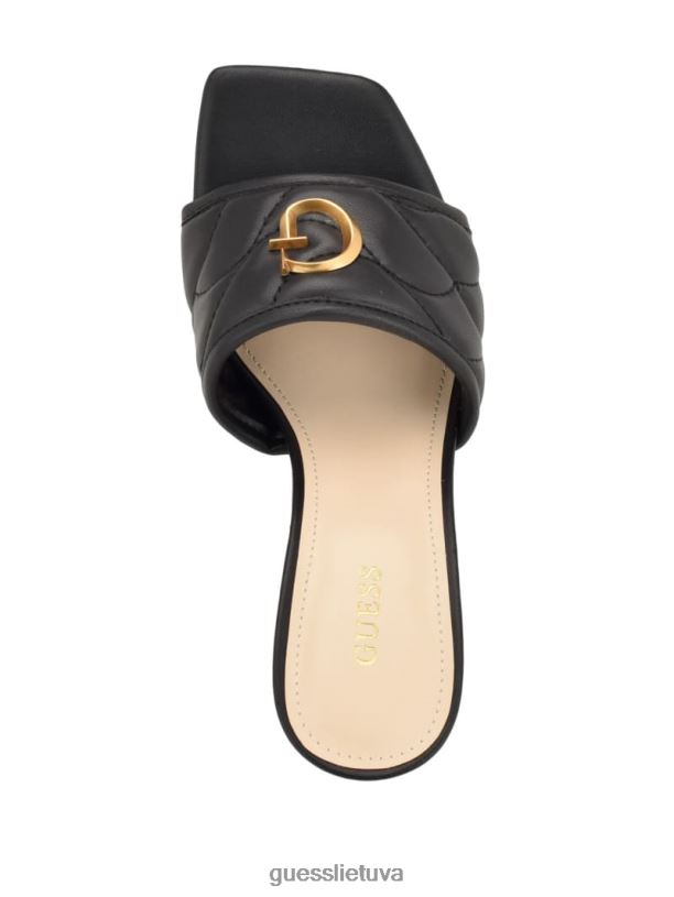 moterys GUESS 6NLN3426 avalynė juodas yana g logotipo mulai su kulnais