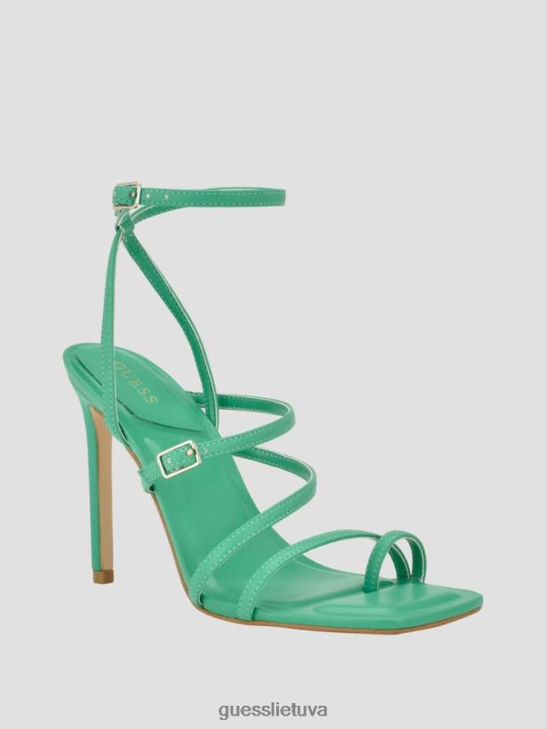 moterys GUESS 6NLN3433 avalynė šviesiai žalia varžtais surišti stileto aukštakulniai