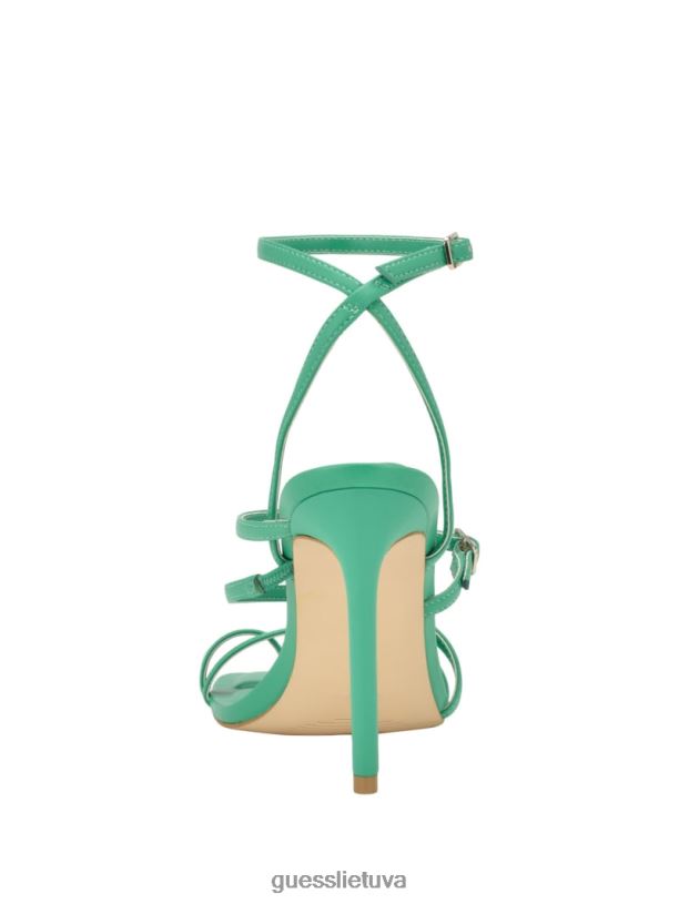 moterys GUESS 6NLN3433 avalynė šviesiai žalia varžtais surišti stileto aukštakulniai