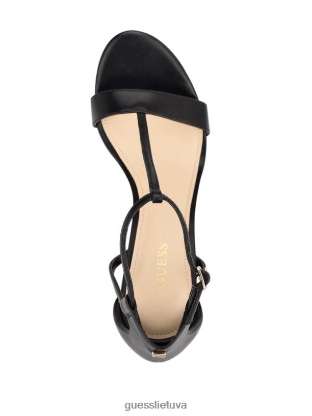 moterys GUESS 6NLN3491 avalynė juodas patentas Tecru t formos stiletai