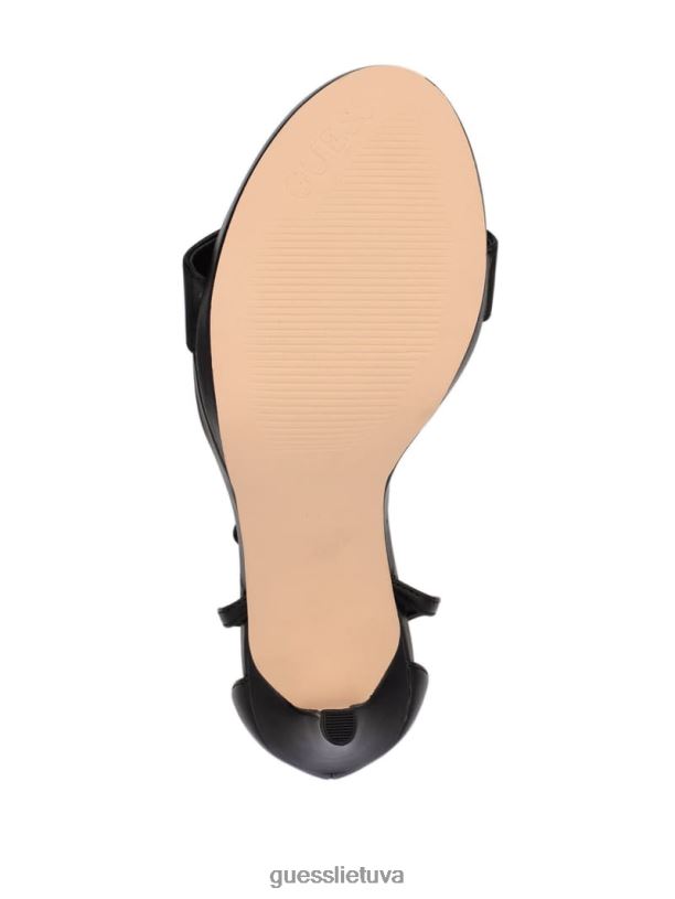 moterys GUESS 6NLN3491 avalynė juodas patentas Tecru t formos stiletai