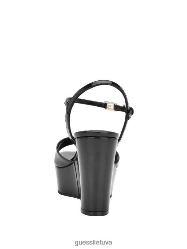 moterys GUESS 6NLN3419 avalynė juodas zione patentiniai pleištai