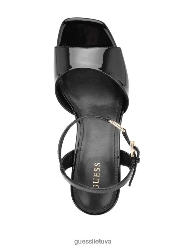 moterys GUESS 6NLN3419 avalynė juodas zione patentiniai pleištai