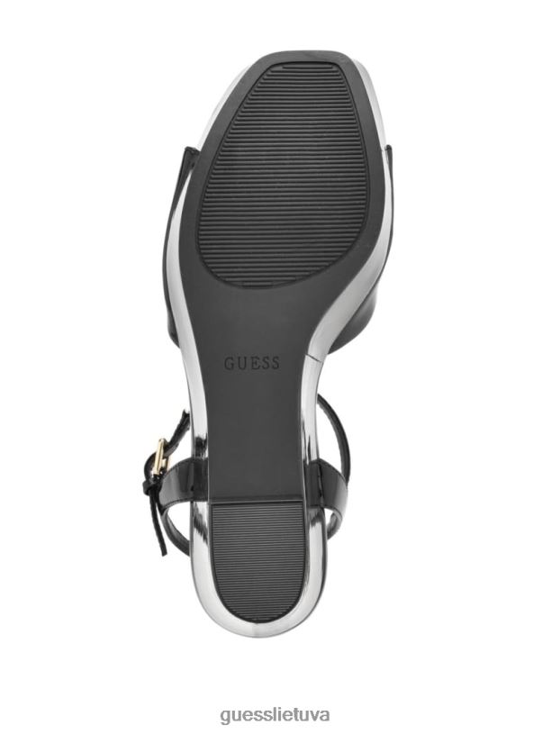 moterys GUESS 6NLN3419 avalynė juodas zione patentiniai pleištai