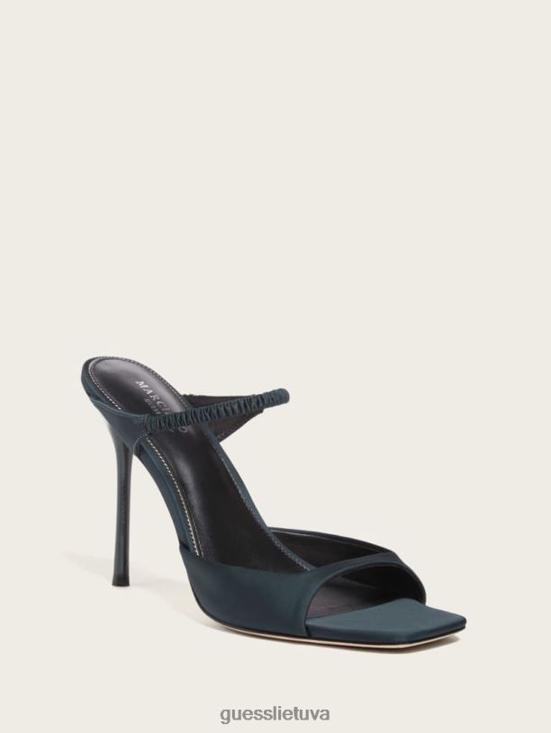 moterys GUESS 6NLN3439 avalynė žalias brielle satininiai sandalai