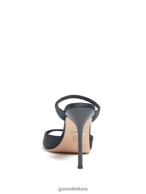 moterys GUESS 6NLN3439 avalynė žalias brielle satininiai sandalai