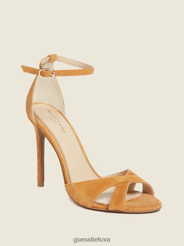 moterys GUESS 6NLN3451 avalynė mbrn-1 abiele odiniai stiletto sandalai