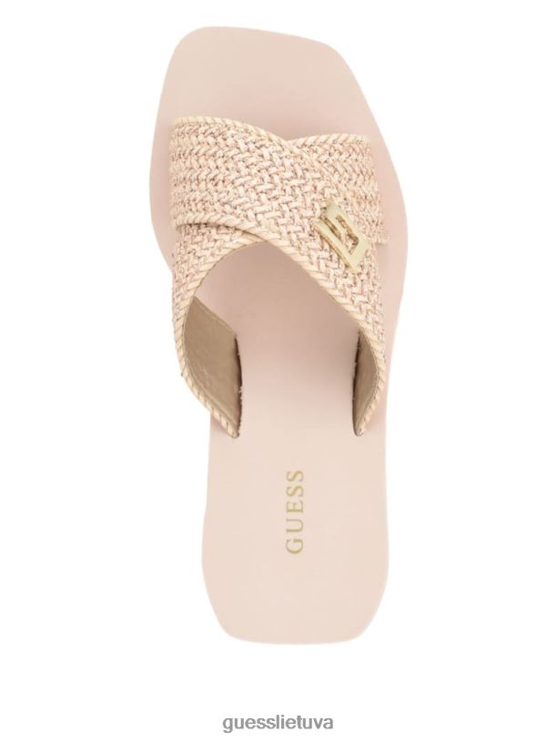 moterys GUESS 6NLN3466 avalynė lengvas natūralus 110 danvi pintos pleištinės basutės