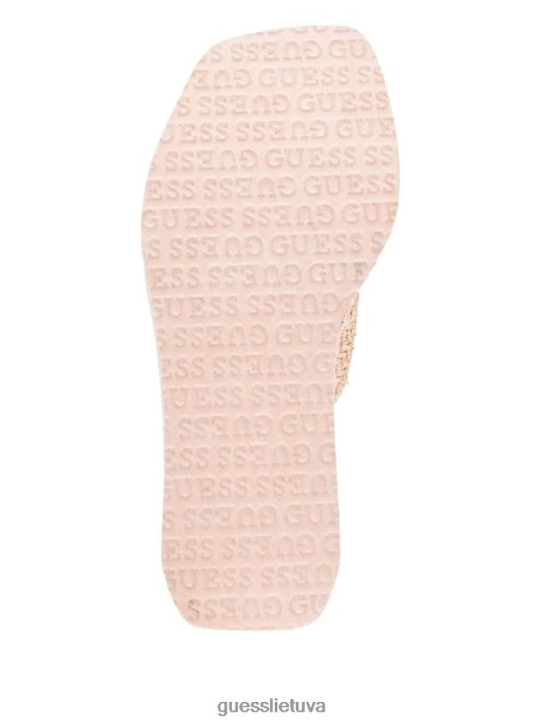 moterys GUESS 6NLN3466 avalynė lengvas natūralus 110 danvi pintos pleištinės basutės
