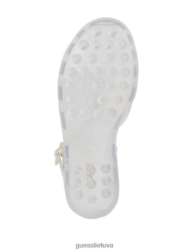 moterys GUESS 6NLN3470 avalynė aišku želė sandalai