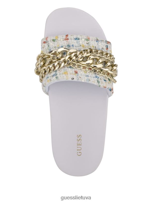 moterys GUESS 6NLN3504 avalynė panna „Salema“ grandinės tvido baseino čiuožyklos