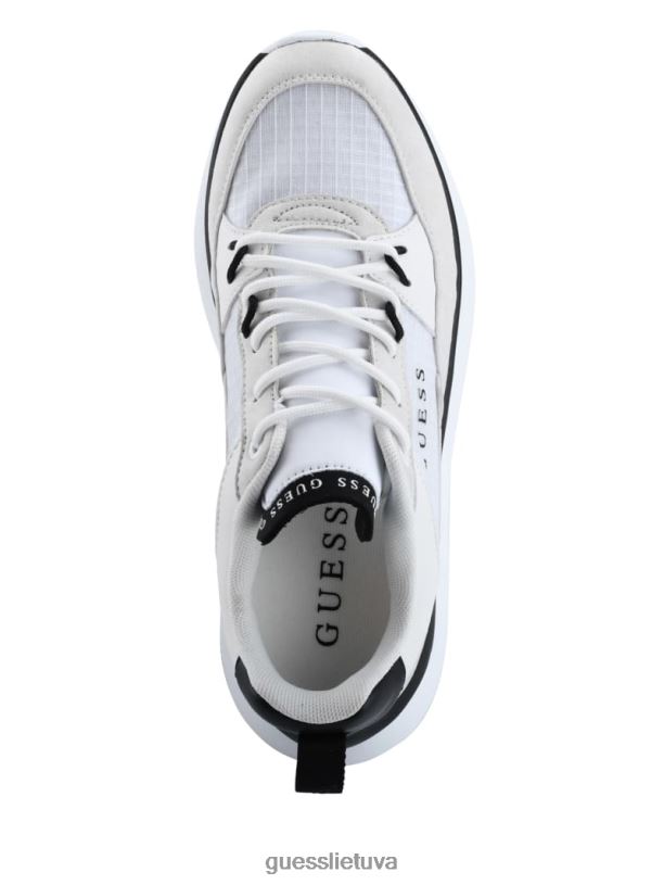 moterys GUESS 6NLN2514 avalynė dramblio kaulo 150 demom logotipo sportbačiai