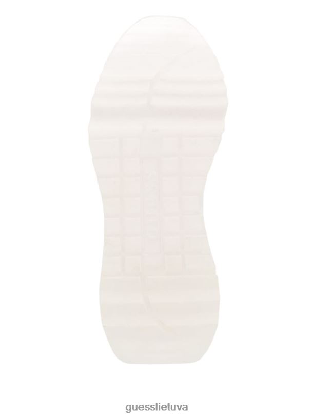 moterys GUESS 6NLN3329 avalynė balti graffiti sportbačiai su melany logotipu