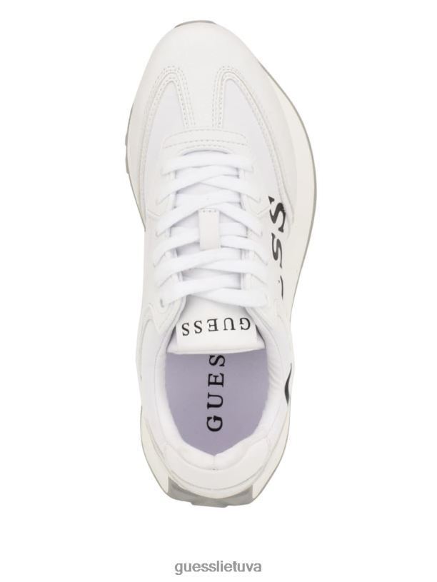 moterys GUESS 6NLN3331 avalynė baltas sportbačiai su luchia logotipu