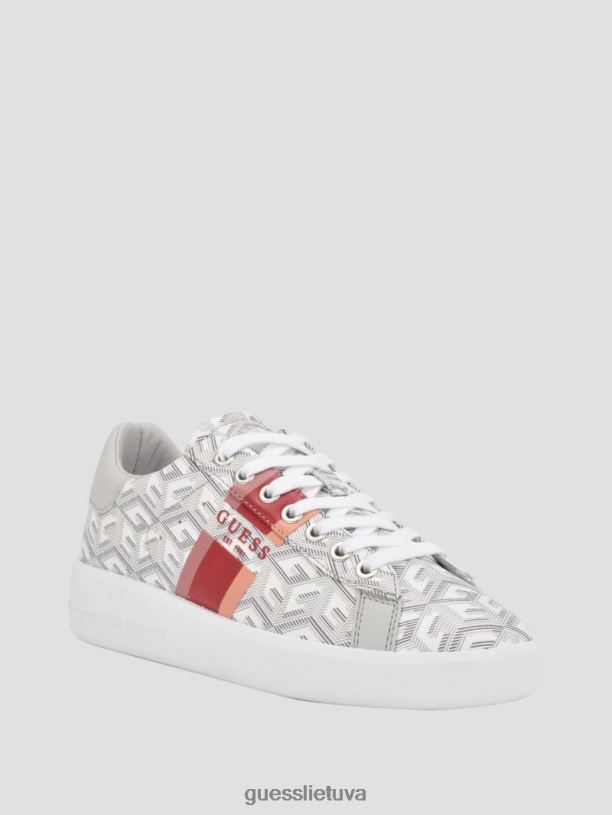 moterys GUESS 6NLN3332 avalynė šviesiai pilka reyhana g-cube žemi sportbačiai