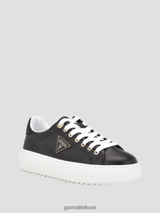 moterys GUESS 6NLN3338 avalynė juodas denesa žemi sportbačiai