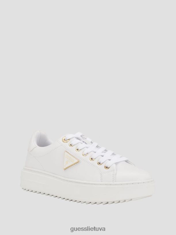 moterys GUESS 6NLN3347 avalynė baltas denesa žemi sportbačiai
