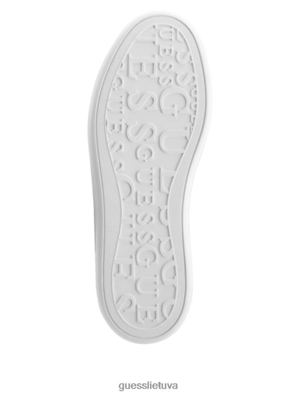 moterys GUESS 6NLN3368 avalynė dramblio kaulo rockies pop sportbačiai su aukštakulniais